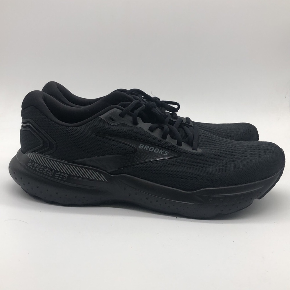 Mens Brooks Glycerin GTS 21 All Black 110420 1D 020 New in box without lid - Picture 2 of 6